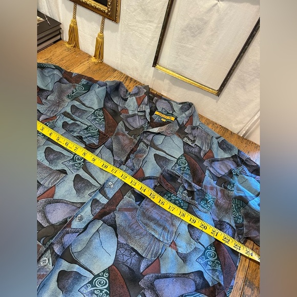 TRADIZIONI Vintage Silk Shirt M (Unisex) - Picture 6 of 7